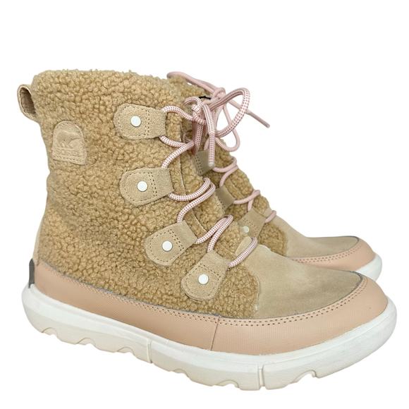 Sorel Shoes - Sorel Explorer II Joan Cozy Boots in Nova Sand Womens Size 9.5 NEW